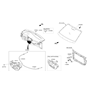 Diagram for Hyundai Accent A/C Switch - 97250-J0001-RDR