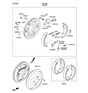 Diagram for Hyundai Wheel Cylinder - 58330-F9000