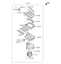 Diagram for Hyundai Accent Blower Motor - 97113-H9100