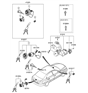 Diagram for Hyundai Door Lock Cylinder - 81970-3KA00