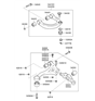 Diagram for Hyundai Ball Joint - 54430-3F600