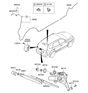 Diagram for Hyundai Wiper Arm - 98811-2B000