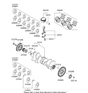Diagram for Hyundai Crankshaft - 23110-3E101