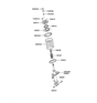 Diagram for Hyundai Coil Spring Insulator - 54620-2B000