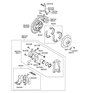 Diagram for Hyundai Brake Disc - 58411-0W000