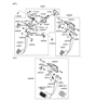 Diagram for Hyundai Brake Light Switch - 93810-0W000