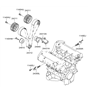 Diagram for Hyundai Timing Belt - 24312-3E500