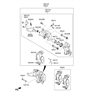 Diagram for Hyundai Ioniq Brake Pad Set - 58302-G2A70