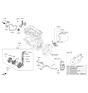 Diagram for Hyundai Drive Belt - 25212-03HA0