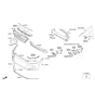 Diagram for Hyundai Bumper - 86510-F3000