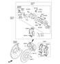 Diagram for Hyundai Elantra Brake Pad Set - 58302-F3A30