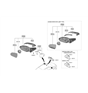 Diagram for Hyundai Car Mirror - 87620-F3020
