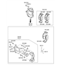 Diagram for Hyundai Elantra Brake Pad Set - 58101-F3A00