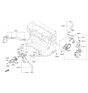Diagram for Hyundai Elantra Thermostat - 25500-2E085