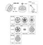 Diagram for Hyundai Elantra Spare Wheel - 52910-F3200