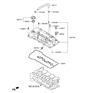 Diagram for Hyundai Elantra Valve Cover Gasket - 22441-03170