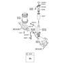 Diagram for Hyundai Shock Absorber - 55311-3N510