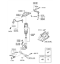Diagram for Hyundai Shock Absorber - 54605-3N530