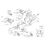 Diagram for Hyundai Armrest - 84660-3XAB0-RY