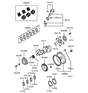 Diagram for Hyundai Crankshaft Gear - 23120-35500