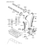 Diagram for Hyundai Timing Chain Tensioner - 24410-3C300