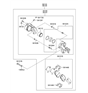Diagram for Hyundai Brake Caliper - 58190-3KA10