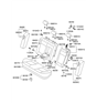 Diagram for Hyundai Sonata Cup Holder - 89925-0A700-QS