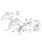 Diagram for Hyundai Window Run - 83540-B1000
