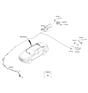 Diagram for Hyundai Antenna - 96210-B1410-EB