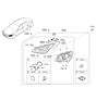 Diagram for Hyundai Light Socket - 92159-B1100