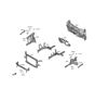 Diagram for Hyundai Radiator Support - 64101-K2000