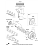 Diagram for Hyundai Crankshaft - 23110-2E510