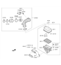 Diagram for Hyundai Air Filter - 28113-F2000