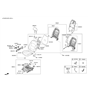 Diagram for Hyundai Seat Cover - 88260-F2011-XGK
