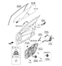 Diagram for Hyundai Door Latch Assembly - 81310-F2030