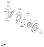 Diagram for Hyundai Steering Knuckle - 51715-F2000