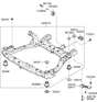 Diagram for Hyundai Front Cross-Member - 62405-3L300