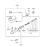 Diagram for Hyundai Sonata Brake Master Cylinder - 58510-34330