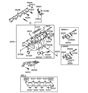 Diagram for Hyundai Elantra Intake Manifold Gasket - 28411-33012