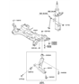 Diagram for Hyundai Ball Joint - 54530-3X000