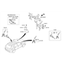 Diagram for Hyundai Door Lock Cylinder - 81970-2YA00