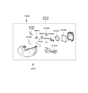 Diagram for Hyundai Light Socket - 92160-3C000