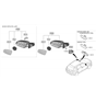 Diagram for Hyundai Car Mirror - 87620-J9130-YG7