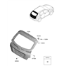 Diagram for Hyundai Door Hinge - 79770-2L200