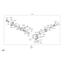 Diagram for Hyundai Transfer Case Seal - 47423-24000