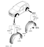 Diagram for Hyundai Wheelhouse - 86811-J9000