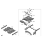 Diagram for Hyundai Floor Pan - 65100-J9000