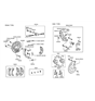 Diagram for Hyundai Wheel Cylinder Repair Kit - 58301-28A00