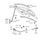 Diagram for Hyundai Elantra Hood Cable - 81190-29000