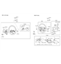 Diagram for Hyundai Steering Wheel - 56100-29500